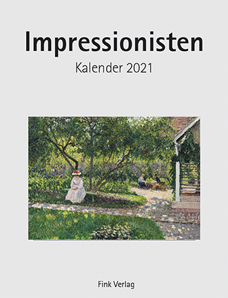 Impressionisten 2021 Kunst Einsteckkalender 9783771718626 Fink Verlag Onlineshop kalender impressionisten 2021