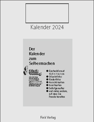 Kalender zum Selbermachen 2024